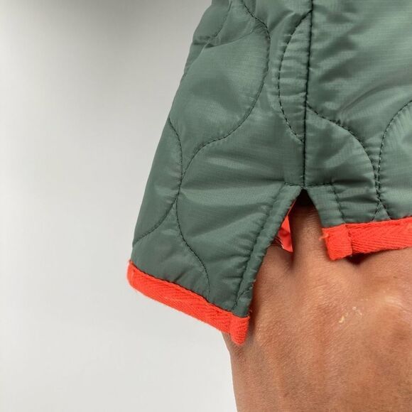 Free Assembly Girl’s Duck Green Lightweight Quilted Full Zip Jacket Medium 7/8 - Picture 5 of 15